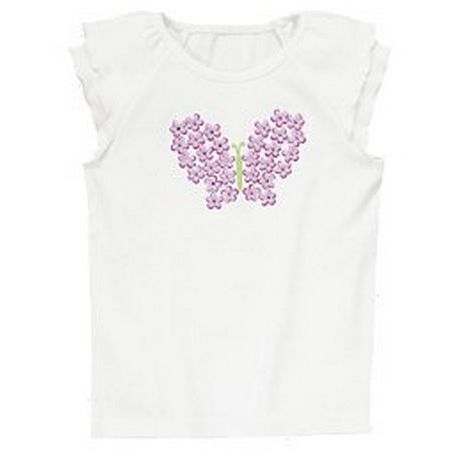 Футболка  Цветочная Бабочка Gymboree (USA)