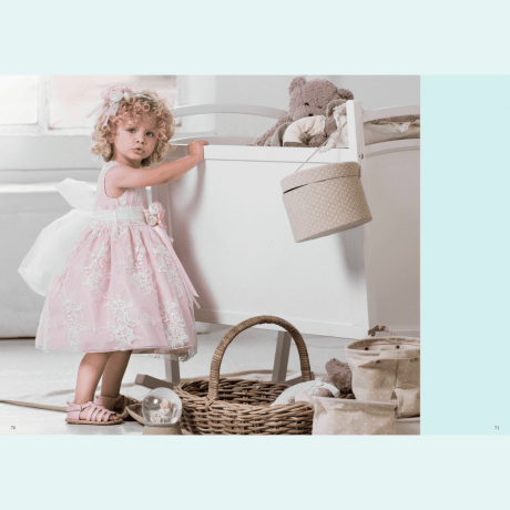 Платье нарядное розовое Les Gamins 805567N Les Gamins (Italy)