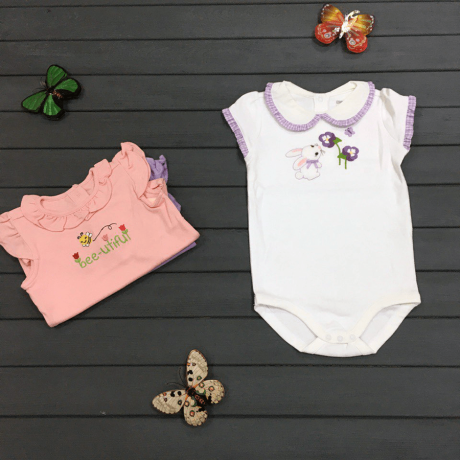 Бодик Фиалка белый Gymboree (USA)