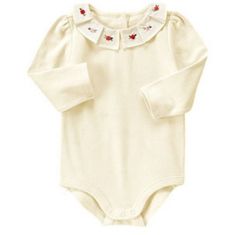 Бодик детский с вышивкой Букетик Gymboree (USA)