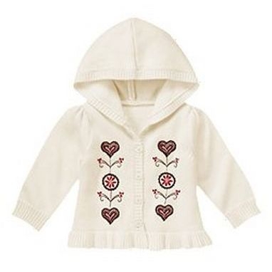 Худи для девочки "Сердца" Gymboree (USA)