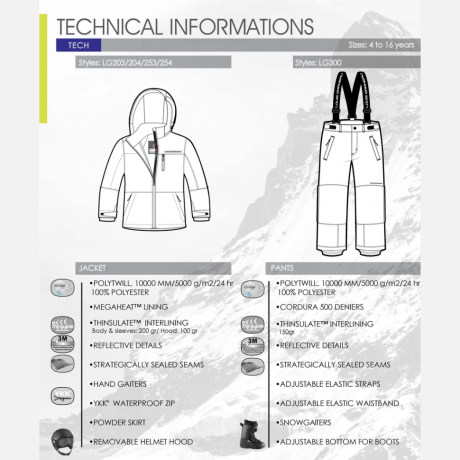 Лыжный термо костюм Tech LG104 Louis Garneau (Canada)